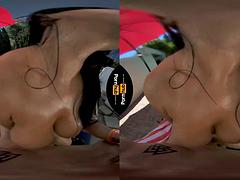 En tercera dimension, Tetas grandes, Mamada, Morena, Corrida, Corridas, Sexo duro, Tetas