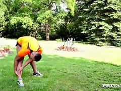 アナル, 教師, ティーン, 三人