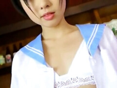 素人, アジア人, 茶髪の, フェティッシュ, 日本人, ティーン, オッパイの