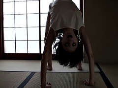 Asiatisch, Spassig, Gruppe, Hd, Japanische massage, Lingerie, Dürr, Spielzeuge