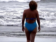 Amateur, Plage, Grosse bite, Érotique, Poilue, Fille latino, Maman, Épouse