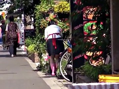Aziatisch, Japaans, Slipje, Tieten likken