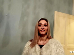 18, ブロンド, フェラチオ, ドイツ人, ハードコア, ラフ, ガリガリ, オッパイの