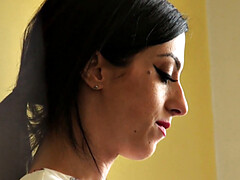 デカパイ, フェラチオ, 茶髪の, イマラチオ, ドレス, 乳首, タトゥー, のぞき