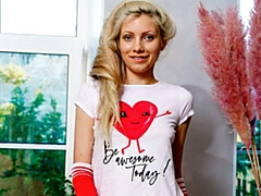 Amateur, Gros cul, Blonde, Masturbation, Seins naturels, Solo, Dénudage, Adolescente