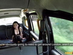 アジア人, 黒人, フェラチオ, イギリス人, 茶髪の, 車, 日本人, 馬乗り