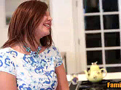 18 años, Mamada, Pareja, Corridas, Papá, Corridas faciales, Adolescente