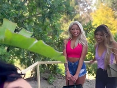 アジア人, 美女, バイセクシャル, 茶髪の, 下着, オージー, パーティ, オマンコ