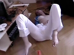 Milky White Redhead Piper Fawn Shows Her Pussy, Tits & Feet!