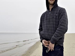 Strand, Grote lul, Handbeurt, Hardcore, Masturbatie, Buiten, Openbaar, Realiteit