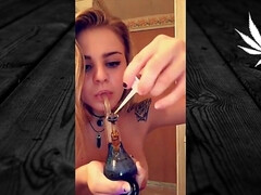 素人, デカ尻, デカパイ, ブロンド, コンピレーション, オナニー, 一人