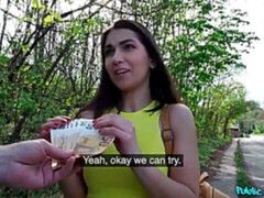 デカ尻, フェラチオ, 茶髪の, バック, お金, 自然山雀, ティーン, オッパイの