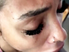 Stunning spic slut blowjob impassioned porn video