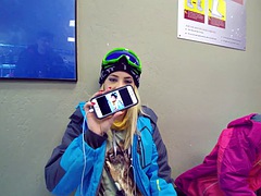 ブロンド, フェラチオ, ハードコア, レズビアン, なめる, 下着, 淫乱熟女, ハメ撮り