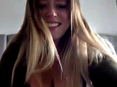 美女, ぽっちゃり, デカパイ, ブロンド, オッパイの