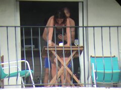 Amateur, Anal, Morena, Latina, Orgasmo, Al aire libre, Público, Voyeur