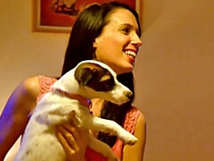 Enthousiasteling, Brits, Bruinharig, Stel, Moeder die ik wil neuken, Moeder, Kut duiken, Vrouw