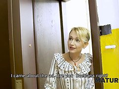 Blondine, Paar, Hd, Lecken, Muschi, Russisch, Verführt, Kurzes haar