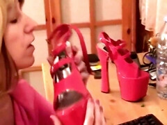 Glamour Models Shoe Femdom