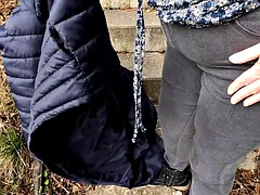 Sadomasoquismo, Despelote, Al aire libre, Público, Nalgadas, Tetas