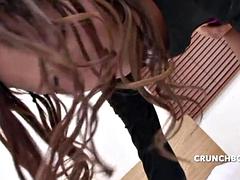 Anal, Grosse bite, Gros seins, Hard, Fille latino, Massage, Masturbation, Nénés