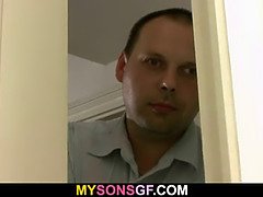 Old man tricks and fucks his son's girl