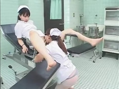 Asiatisch, Fingern, Japanische massage, Lesbisch, Krankenschwester