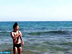 Grote kont, Stel, Hondjeshouding, Voeten, Fetisj, Masseren, Naakt, Openbaar