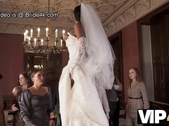 Asiatique, Mariée, Brunette brune, Tromperie, Hd, Public, Jarretelles, Mariage