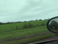 素人, ビーチ, 茶髪の, 彼女, アウトドア, ピアス, ガリガリ, 喫煙