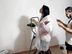 Leie, Grosse titten, Vollbusig, Paar, Orgasmus, Muschi, Rasiert, Ehefrau