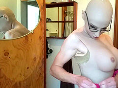 miss eva mae full bod transformation silicone suit mask play with wand