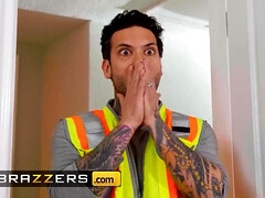 デカパイ, 巨乳な, カップル, ディルド, なめる, オマンコ, 赤毛, オッパイの