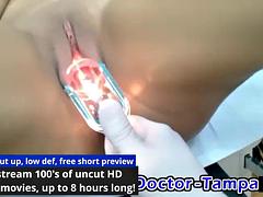 Médecin, Femme dominatrice, Fétiche, Doigter, Gyneco, Fille latino, Nénés