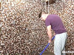 Grote lul, Pijpbeurt, Omie, Rijpe lesbienne, Kousen