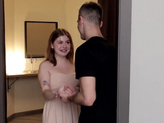 フェラチオ, 彼女, ハードコア, キス, 自然山雀, 赤毛, 馬乗り, 剃毛