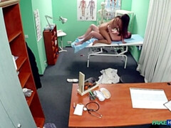 Amateur, Sucer une bite, Médecin, En levrette, Infirmière, Bureau, Chatte, Uniforme