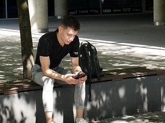 18 jahre, In den arsch, Blasen, Braunhaarige, Schwanz, Schwul, Hd, Realität