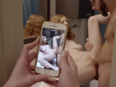 Жопа, Минет, Кончили внутрь, Хд, Натуральные сиськи, Рыжие, Молоденькие, Сиськи