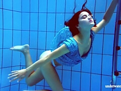 素人, 女, Hd, 天然, プール, オマンコ, ティーン, 水中