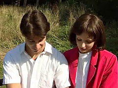 Анальный секс, Блондинки, Брюнетки, Лизание, На природе, Сосущие, Сиськи, Винтаж