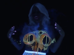 Anaal, Grote mammen, Blond, Pijpbeurt, Hondjeshouding, Sperma in gezicht, Panty, Rijden