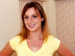 Cutie Erinn likes fucking on the casting and getting cum on her face