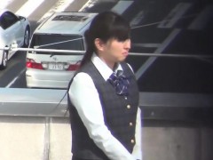 Aziatisch, Fetisj, Hd, Japaans, Buiten, Openbaar, Bekijker