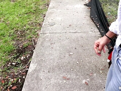 Culo, Chica, Mamada, Gordita, Gafas, Sexo duro, Al aire libre, Adolescente