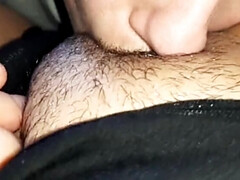 Leie, Sperma im mund, Behaart, Hd, Lecken, Pov, Muschi, Ablutschen