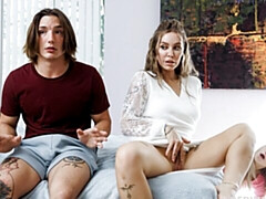 18 jahre, Grosser arsch, Grosser schwanz, Grosse titten, Blasen, Hundestellung, Frau frau mann, Dürr