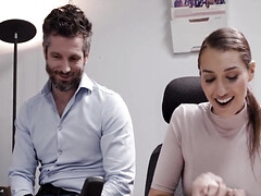 Bella Rolland practices sex with her boss