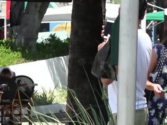 Hot Brunette Scouts a Stranger