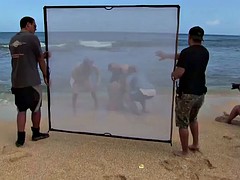 Tussi, Strand, Grosse titten, Prominente, Im freien